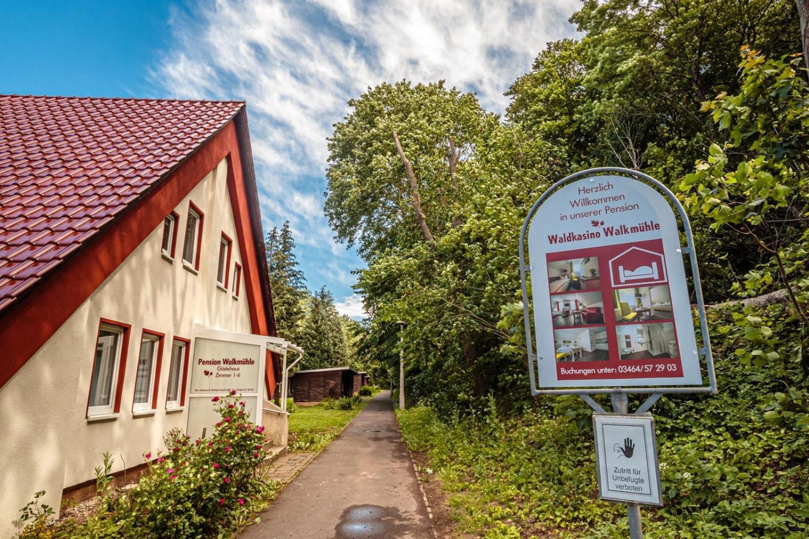 Pension Walkmuehle ซานเงอร์เฮาเซิน ภายนอก รูปภาพ