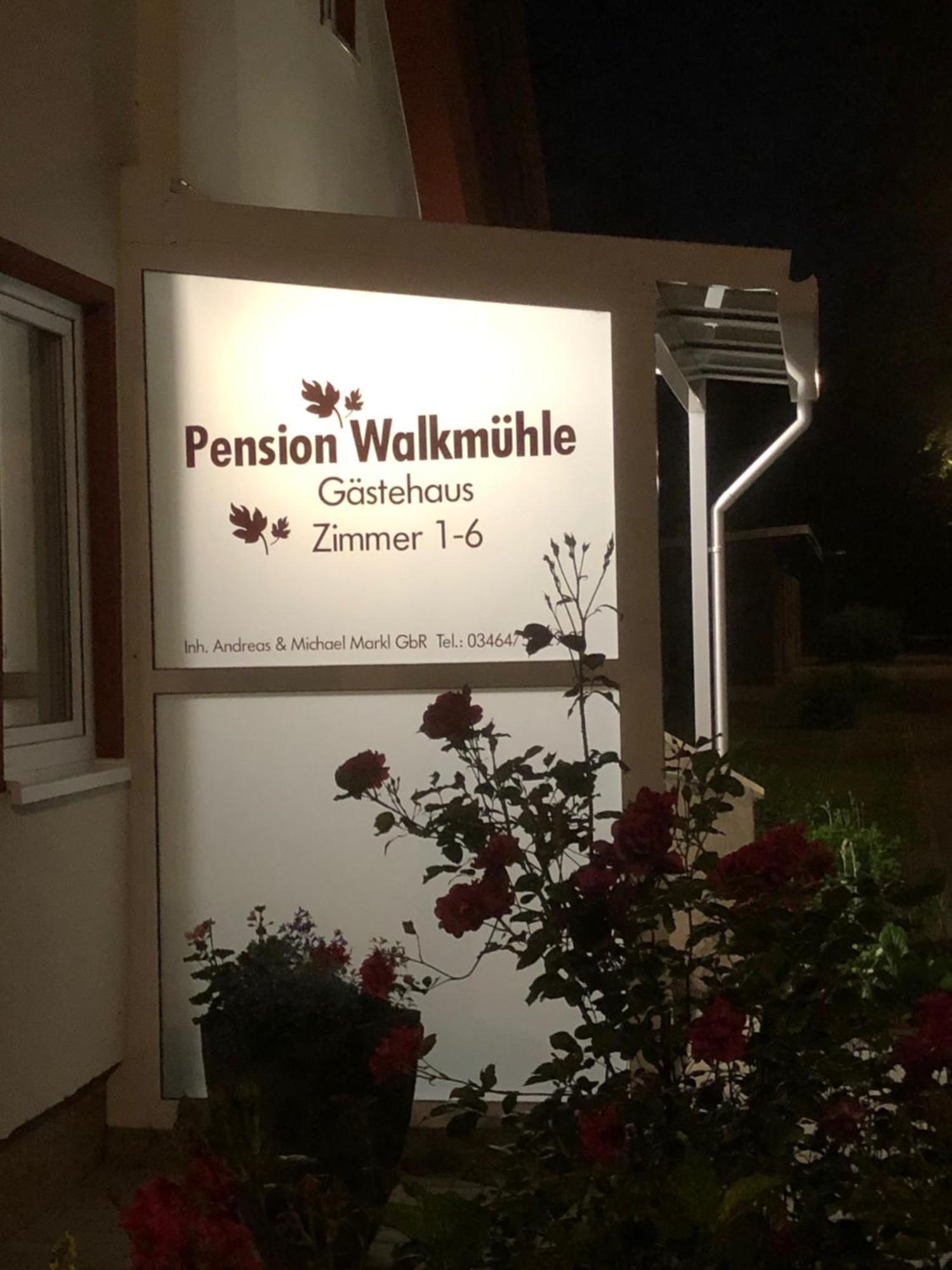 Pension Walkmuehle ซานเงอร์เฮาเซิน ภายนอก รูปภาพ